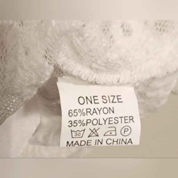 Boho Crochet Lace Cover Up Bikini Swimsuit Cover-up Beach Top - Picture 9 of 11